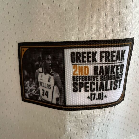 Giannis Antetokounmpo Highlights Authentic Collection Team Greece jersey NWT - Picture 2 of 7